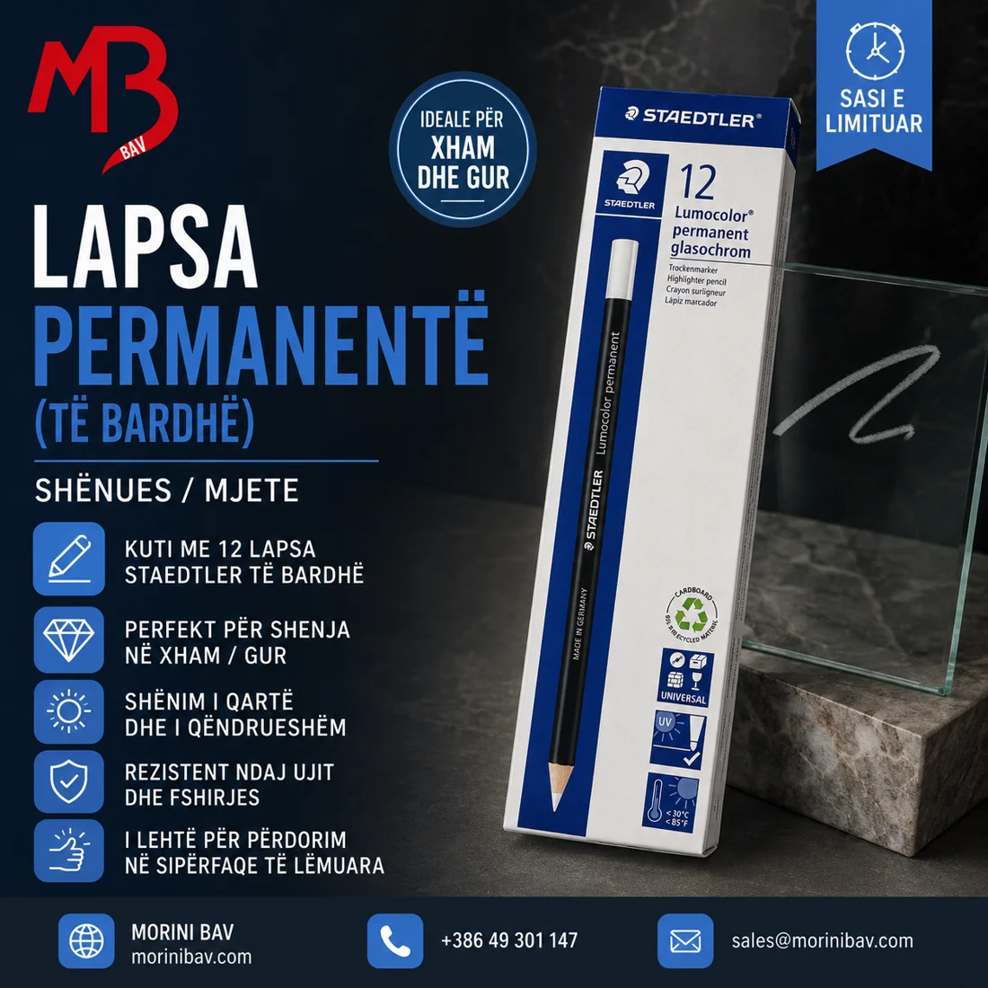 Lapsa Permanentë Industrialë (Të Bardhë)